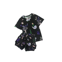 Set] Jiangnan Buyi childrens clothing pure cotton printed T-shirt shorts girls and children two-piece setjnbybyjnby