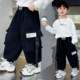 Boys' Autumn Pants 2025 New Stylish Boys' Cargo Pants Cool and Handsome Children's Autumn and Winter Casual Versatile Jogger Pants