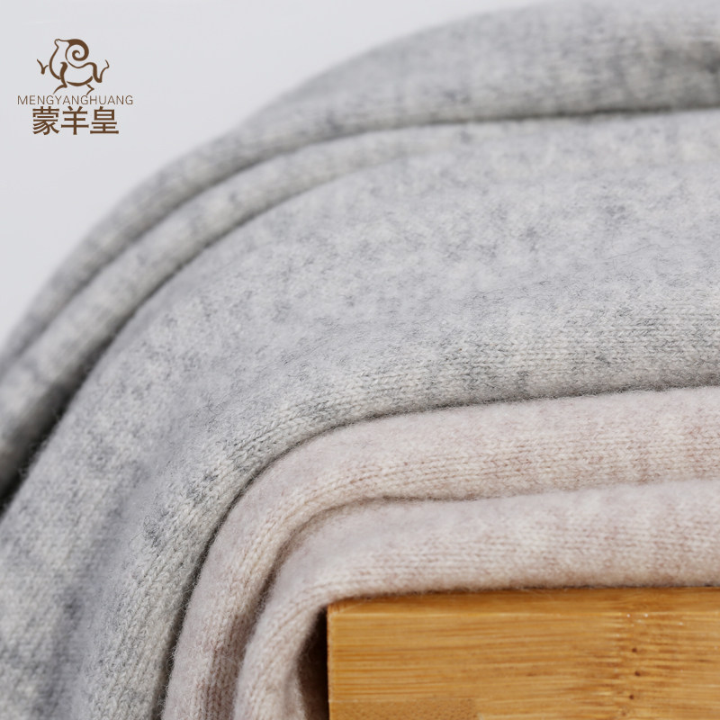 Mutton Real (Plateau Soft Gold) Autumn winter thin Cashmere Pants Pure color Men and women Closets Warm Inner Hitch Thicken