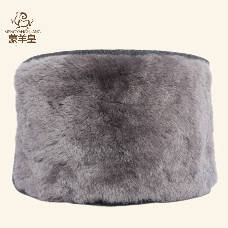 Fall and winter men and women skin of rabbit skin heating waist and thickening waist adjustable