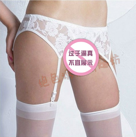 Vớ sexy vớ ren garter phụ nữ trong suốt kích thước lớn sling vớ châu Âu và Hoa Kỳ riêng biệt đàn hồi không trượt vớ