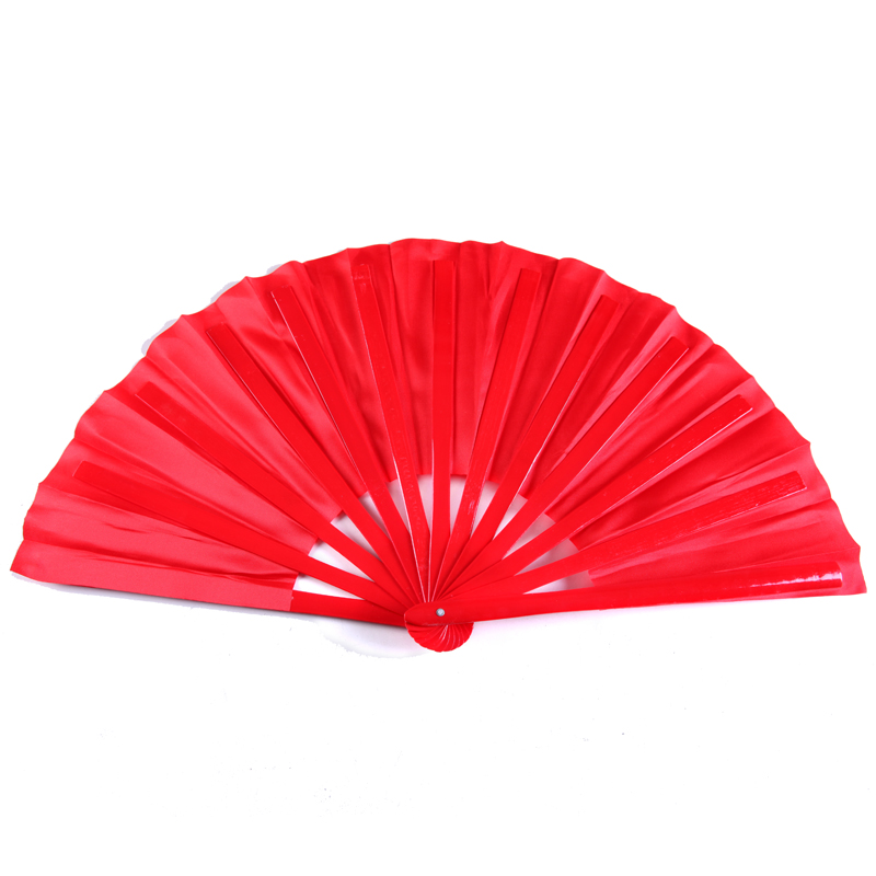 Dancing space dance fan one foot red tai chi fan kung fu fan ringing fan wooden fan bone martial arts performance fan summer