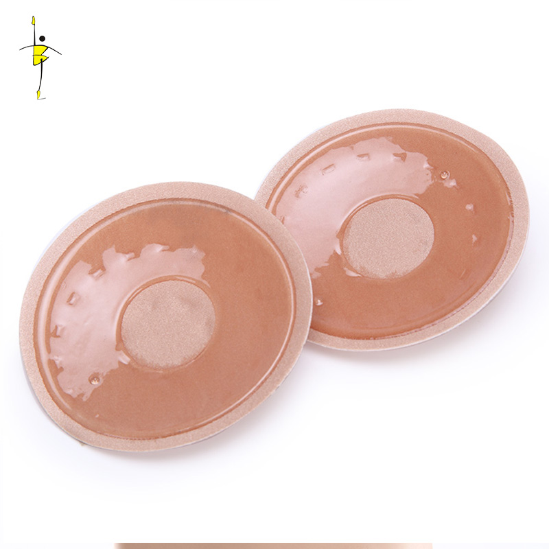Ballet dance invisible chest stickers waterproof anti-bump anti-glare Latin silicone underwear women's anti-dew point seamless breast stickers