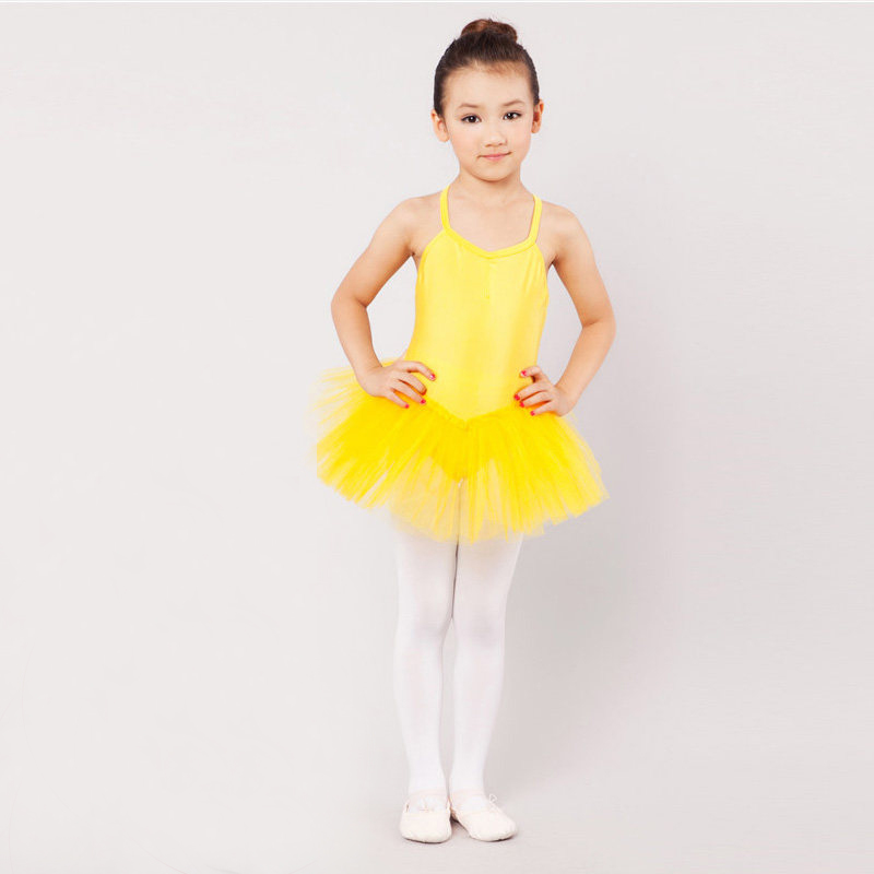 Children Dance Dress Girl Ballet Dresses Dress Girl Harnesses to practice Princess Pompongskirt Early Childhood Appraisal Exam