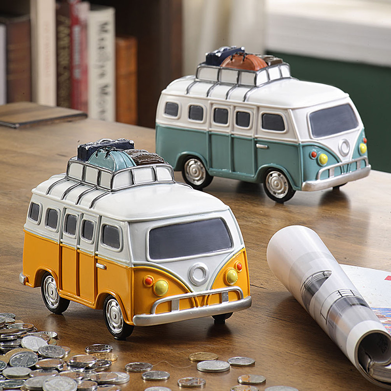 Deposit Money Pot Large Capacity Car Savings Deposit Money Silo Net Red Cute Creative Boy Girl Toys Student Day Gift