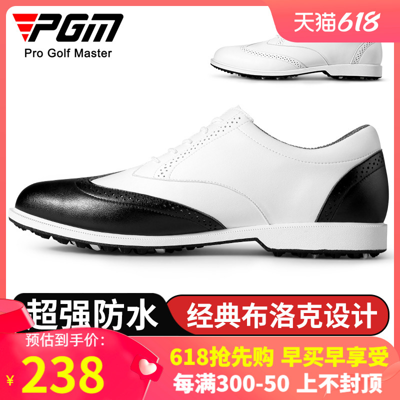 PGM New Golf Shoes Men's Shoes Brock Designs Waterproof and Anti - slip Golf Shoes Ultra Fiber Sky Shoes
