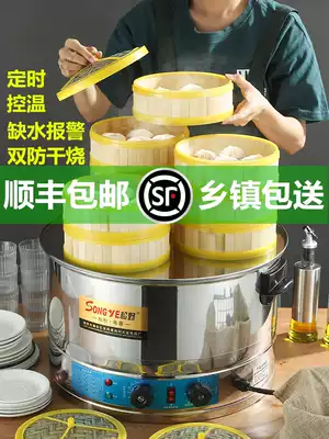 Matsuno electric steamer commercial small steamer steamer small desktop steamer breakfast steamer steamed dumplings heat preservation steamer