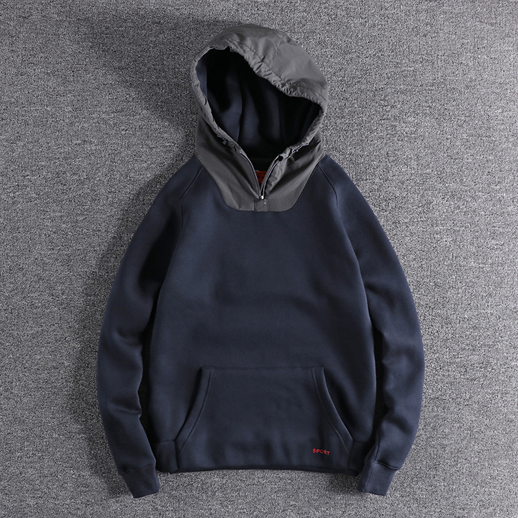 Fall and Winter plug men hooded sweatshirt tide colours loose and comfortable and warm in couple hat shirt