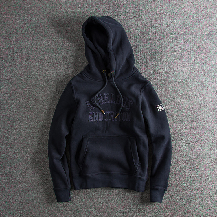 Winter gush water washed embroidered letters Foreign trade original single men's thickened headsets lovers even hat sportswear jacket