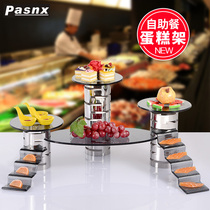 New cold food display stand Cocktail party cake dessert dessert shelf set table creative multi-function buffet tableware