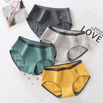 Underpants women cotton antibacterial non-trace breathable middle waist youth students High School junior high school girls Japanese cotton shorts