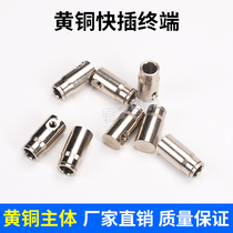  High-pressure quick-plug terminal single spray double spray PE pipe connection using high-pressure atomization humidification spray seat pipe end plug