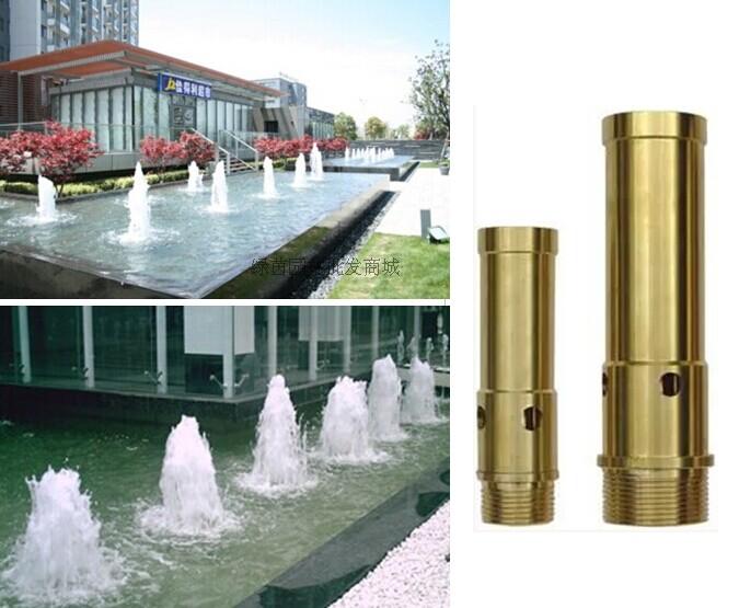 High quality copper 1 5 inch DN40 springs bubble fountain nozzle fountain nozzle garden water landscape