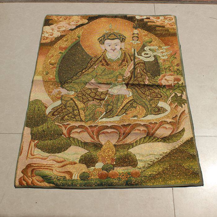 17 Thangka decorative hanging painting Tibetan Buddha statue Guanyin Shakyamuni portrait Manjushri Pusa entrance living room tapestry painting