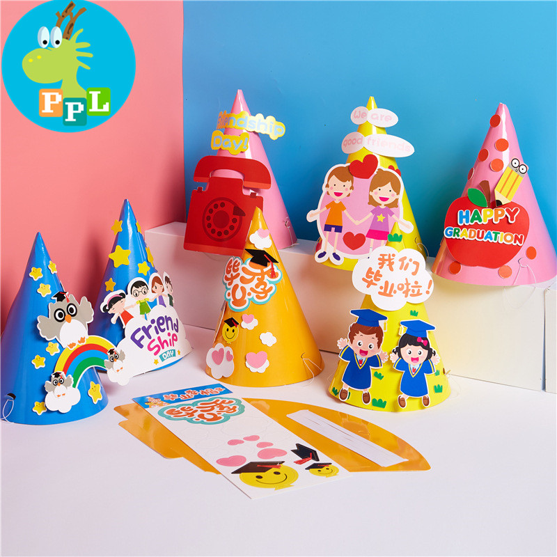 Fat Fat Dragon Kindergarten Handmade Graduation Handmade Hat Gift Hat Dr. Hat Diy Homemade Material Children Make