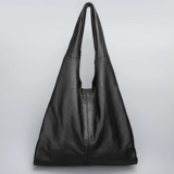 Демисезонная мягкая вместительная и большая кожаная сумка на одно плечо для отдыха, из натуральной кожи, воловья кожа