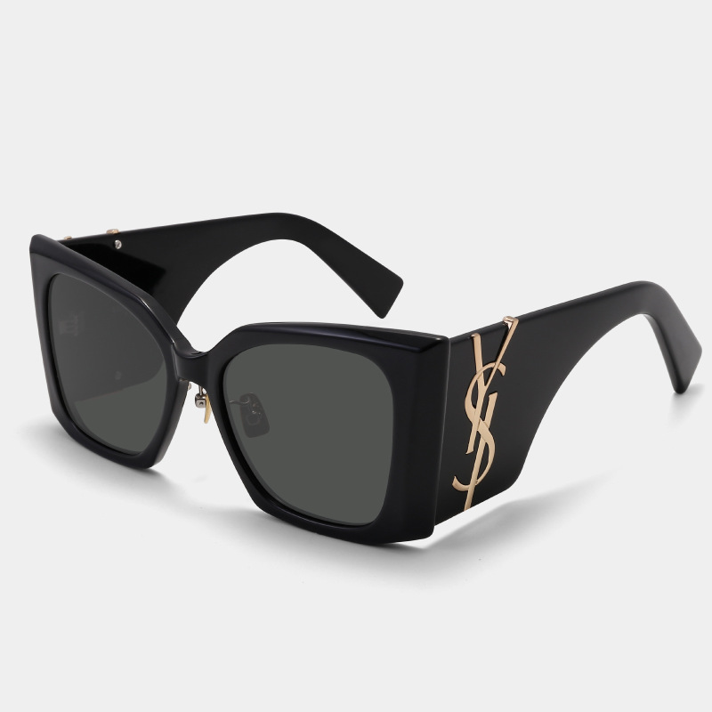 Hong Kong Yangshulin M119 Sunglasses, Popular on Social Media, Make Big Faces Look Slimmer, Same Style as Rose, Uv400 Protection Sunglasses for Women