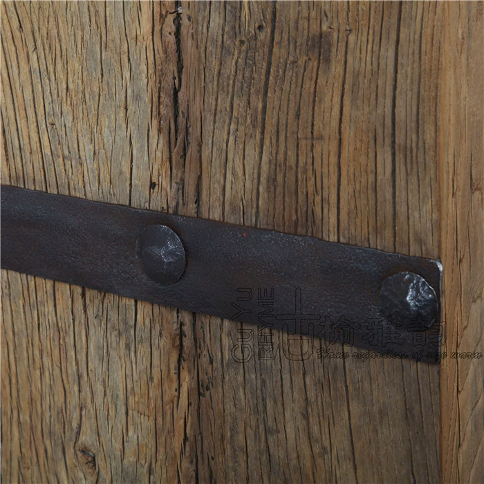Old Elm Door Slab Case hiên cho bảng thanh bàn gỗ phong hóa tùy chỉnh bảng điều khiển cửa cũ đồ gỗ rắn - Bàn / Bàn