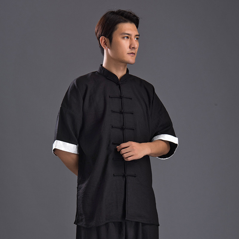 Chen Jiagou Spring Autumn Summer New Water Washed Linen Tai Chi Fu Men And Women Gastrodia Taijiquan Cotton Numb Martial Arts Suit