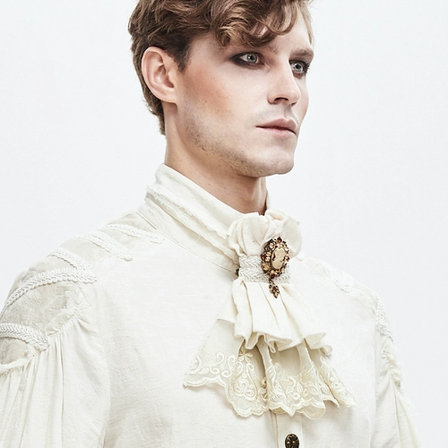 Бежевая человеческая голова, галстук-бабочка, фальшивый воротник подходит для мужчин и женщин, изысканный стиль