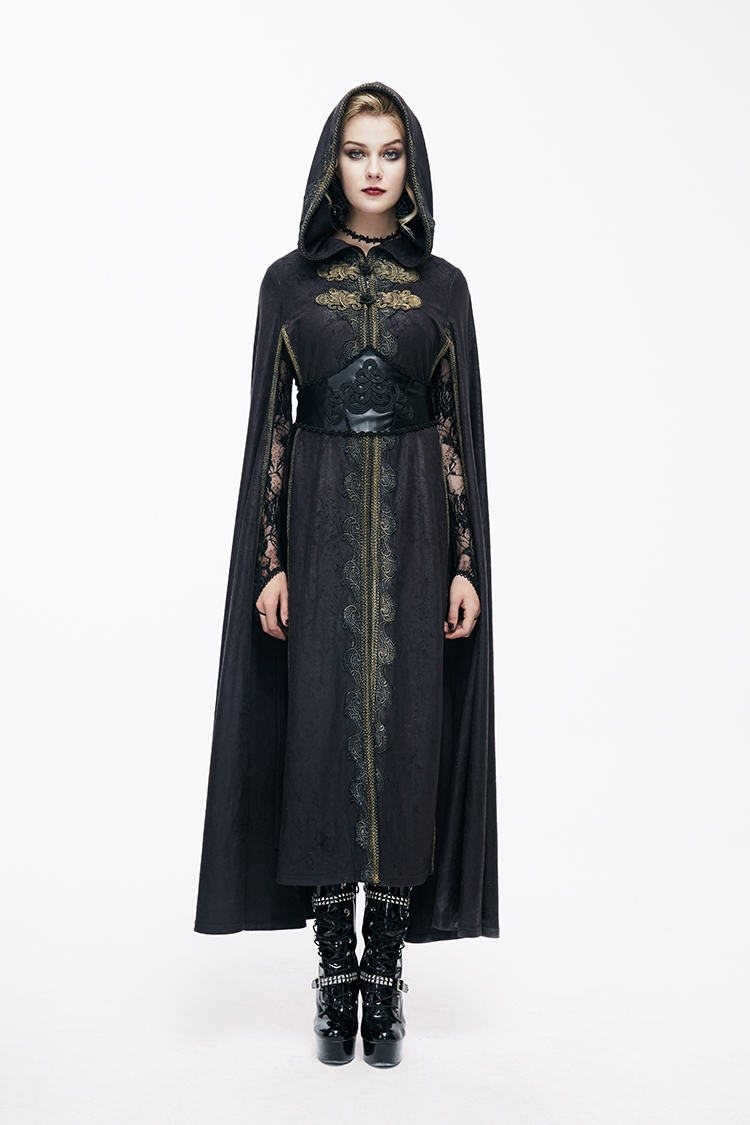 Thép bậc thầy phong cách gothic phong cách gothic retro châu Âu và Hoa Kỳ trang trí bụng rộng vành đai thêu hình cơ thể nữ nịt bụng sau sinh