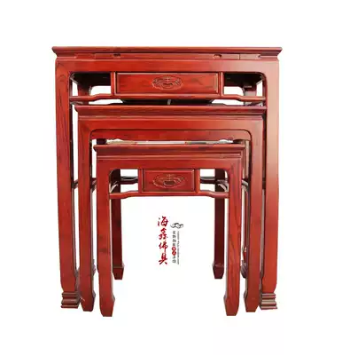 Huanghuali light walnut color Buddha hall table solid wood for Taiwan Guanyin Shentai God table Gongtai incense case for God case