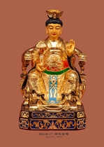 Haixin Buddha stately Buddha statue Taiwan pure copper handmade paste Jin Yaochi Golden Mother Queen Mother Taishang Laojun