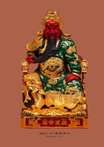 Haixin Buddha stately Buddha Buddha supplies Taiwan pure copper handmade paste gold Jala Weituo Spring and Autumn Guan Gong