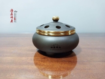 Haixin Buddha pure copper Buddha Hall aromatherapy furnace Taiwan Copper texture net incense burner Incense stove plate incense burner