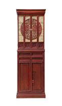 Haixin export Japan Japanese-style solid wood with door Buddha cabinet Shrine cabinet dustproof hollow carved Shenlou