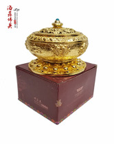 Haixin Nepal full alloy plate incense burner Incense burner Incense burner Incense burner Incense ornaments Tea set Buddha