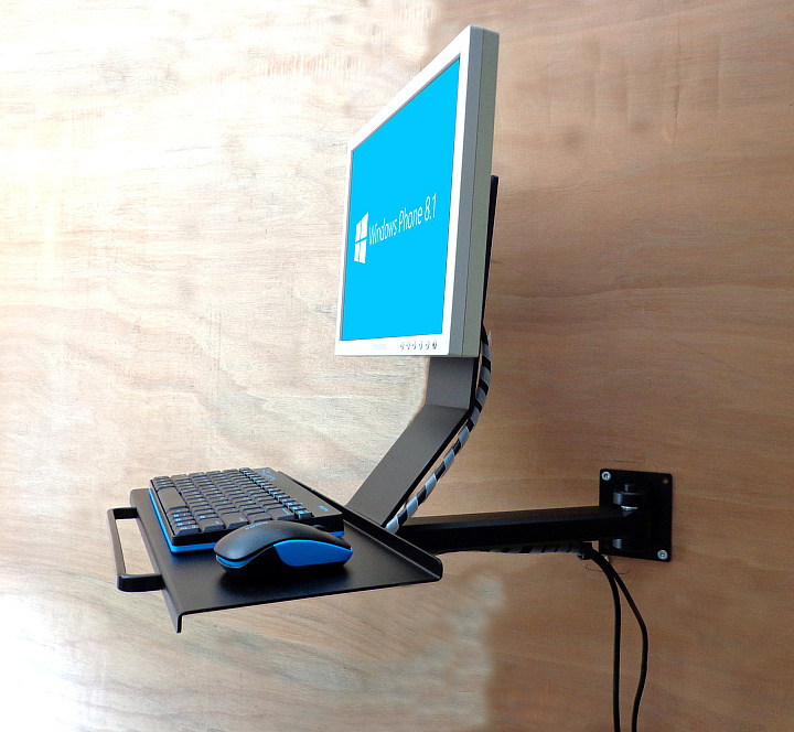 Wall-mounted monitor keyboard bracket All-in-one keyboard bracket keyboard