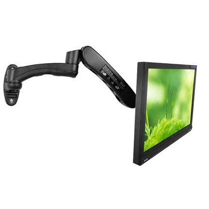 Lifting adjustable computer monitor bracket Computer hanging tensile and rocking display wall hanging frame
