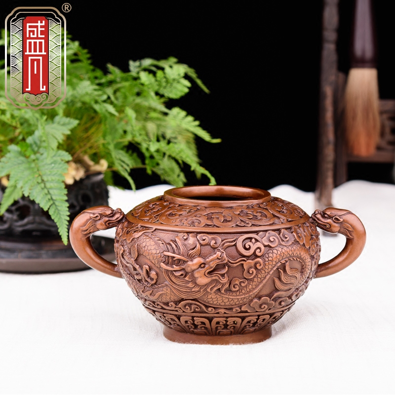 Sheng Fan Incense Stove Pure Copper Domestic Kyu Ear Incense Stove Kowloon Incense Stove Imitation Ancient Incense Stove Upright Incense Stove Wire Incense Stove Red Copper Stove