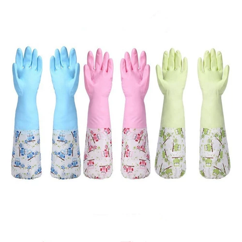 Удерживающие тепло флисовые водонепроницаемые перчатки, резиновое молочко, увеличенная толщина