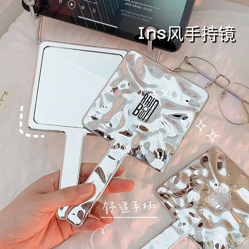 Изысканное портативное зеркало, ручка, популярно в интернете, изысканный стиль