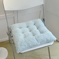 Плюшевая подушка синий