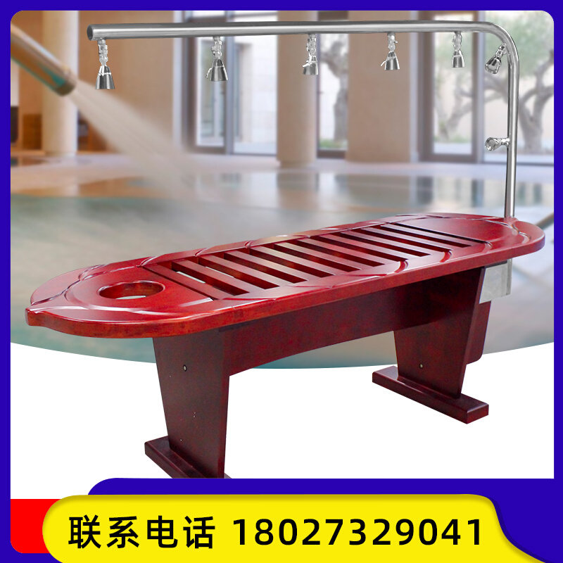 Finn - Lin Spa - based Guangzhou Wooden Vitamin Spa Bed Wooden Massage Bed Impact Bed