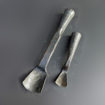 Purely hand-forged shovel chisel woodworking chisel half-round chisel curved chisel bamboo chisel hole digging bamboo craftsmans special tool