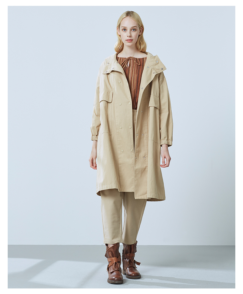 Trench pour femme en Coton - Ref 3226457 Image 22