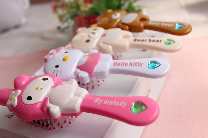 Pink Stripe MyMelody Girls Sheets Giường KT Giường bốn mảnh Giường dễ thương 笠 美 乐 蒂 棉 三 套套