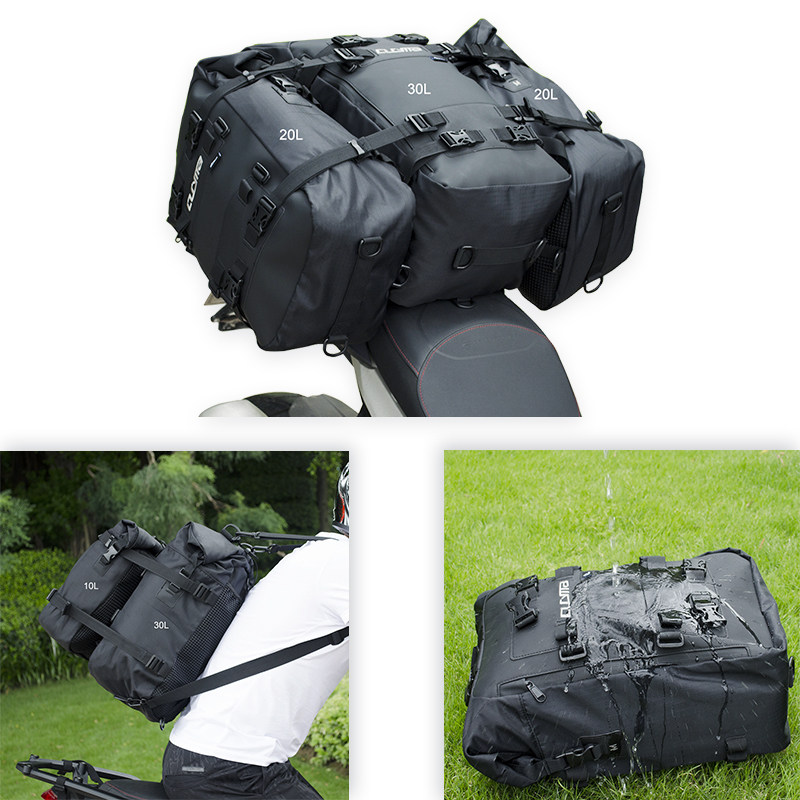 CUCYMA Cool Sima Motorcycle Multifunction Waterproof Backseat Bag Side Pack Locomotive Hung Bag Rear Pack Rider backpack-Taobao