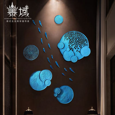 Clearance iron art lotus flower wall decorations are limited in quantity and will not be replenished once sold out