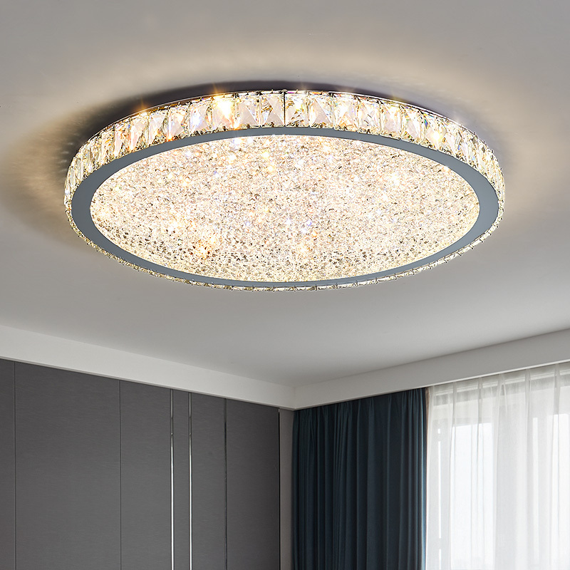 Ultra-Thin Luxury Ceiling Light, Crystal Lamp, Bedroom Lamp, Post-Modern Living Room Lamp, Simple Modern Lighting, Nordic Lighting Fixtures
