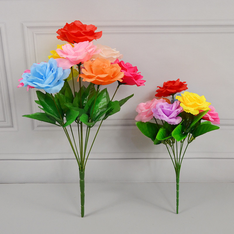 Simulation Rose takes flower dance props Handheld the bouquet of the bouquet Games with the Hundred Flowers Bouquet Games Entrance Style