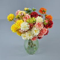 Simulation of 9 Little Flowers Wedding Background Wall signed to the desk - flower road leading the hotels door window showcase