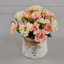 Simulation of autumn cherry blossom silk flower silk table and office table placed hotel maskshire decoration scene arrangement