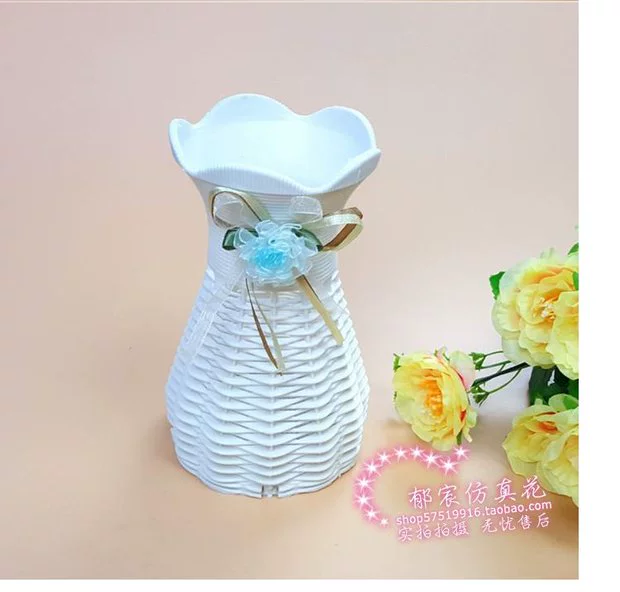 Vườn nhỏ bình hoa nhựa trang trí hoa nhỏ hoa bàn trang trí bó hoa - Vase / Bồn hoa & Kệ