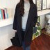 Hàn Quốc phiên bản mới của mùa thu / mùa đông sinh viên đang lớn tóc dài áo loose-fitting áo con trai hiển thị mỏng phụ nữ cardigan thủy triều 