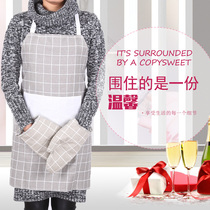Also collection Cotton Hemp Cloth Kitchen Apron Day Style Men And Women Fashion Apron Anti-Oil Pure Cotton Apron Cute Apron